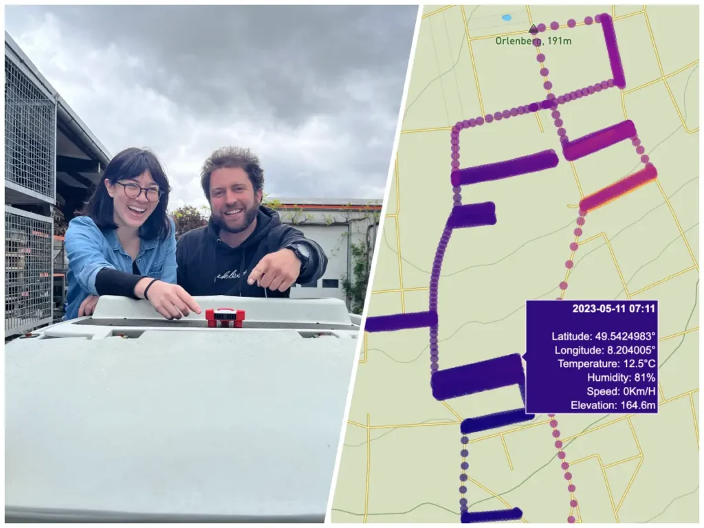 Bild vom Forschungsprojekt Mobile Sensoren mit Wolfgang Bener